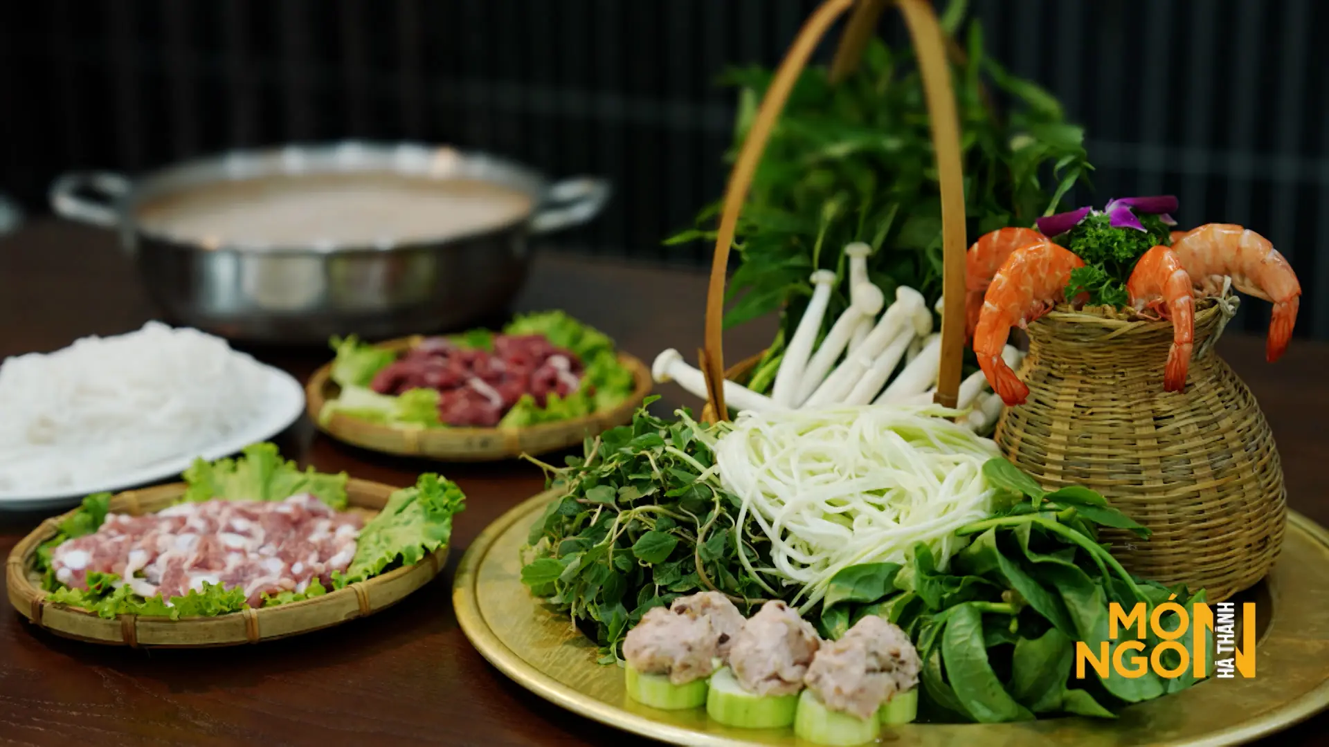 Lẩu tôm sông quê